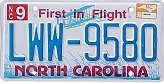 NC License Plate
